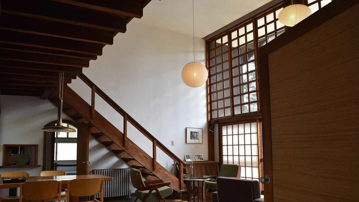 Preserved wooden buildings at the Edo-Tokyo Open Air Architectural Museum, an outdoor branch of the museums in Tokyo
